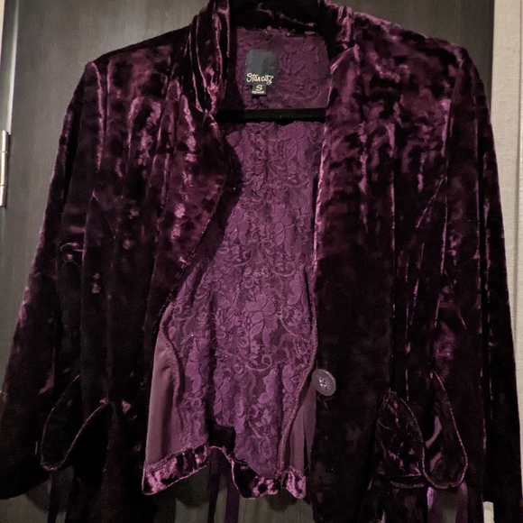 Y2K  velvet blazer - Picture 4 of 4
